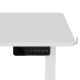 Бяло ергономично бюро от ПДЧ с USB порт