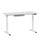 Бяло ергономично бюро от ПДЧ с USB порт