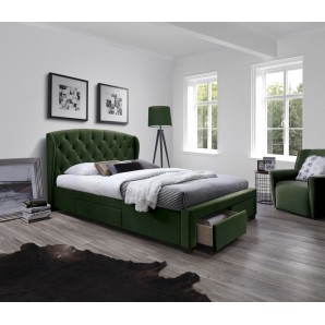 Луксозно легло в кралско зелено
