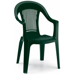 Стифиращ се стол от висококачествена пластмаса - зелен / Elegant - Елегант