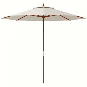 Дървен чадър Солейл Ε914 - цвят екрю