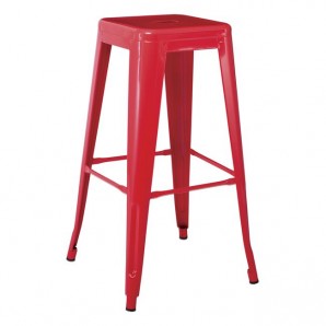 Бар стол Реликс - червен цвят