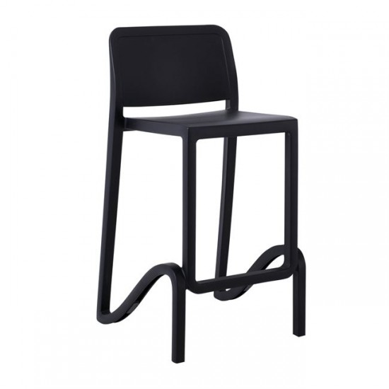 Бар стол Джано черен цвят