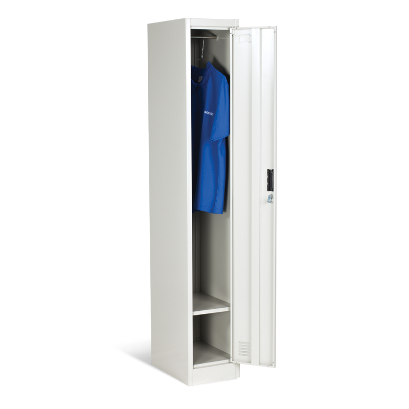 Метален шкаф Carmen CR-1242-1 L – сив