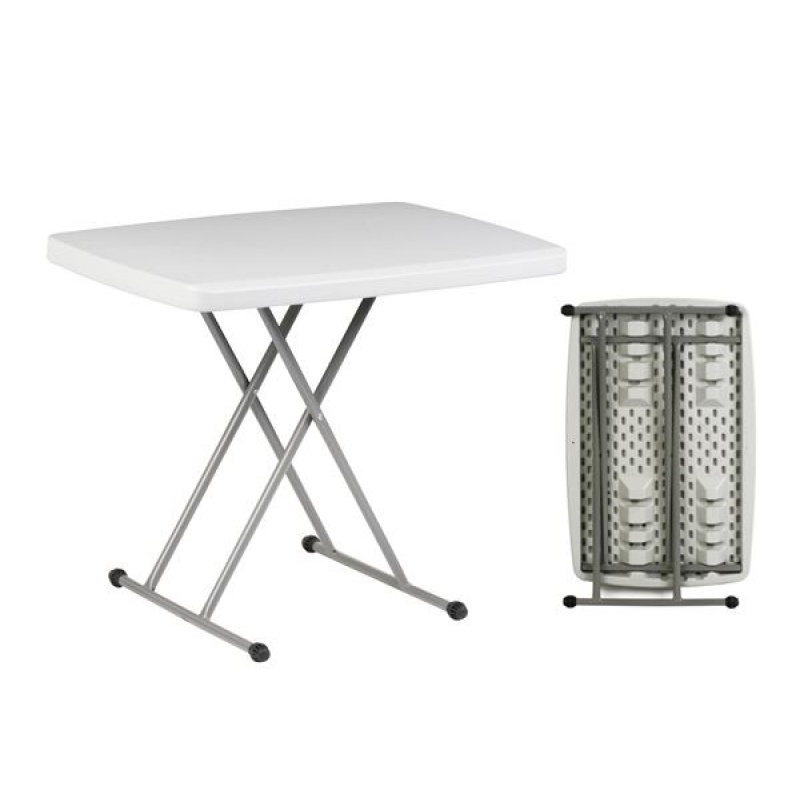 BLOW Folding Adjustable Table 75x50cm White