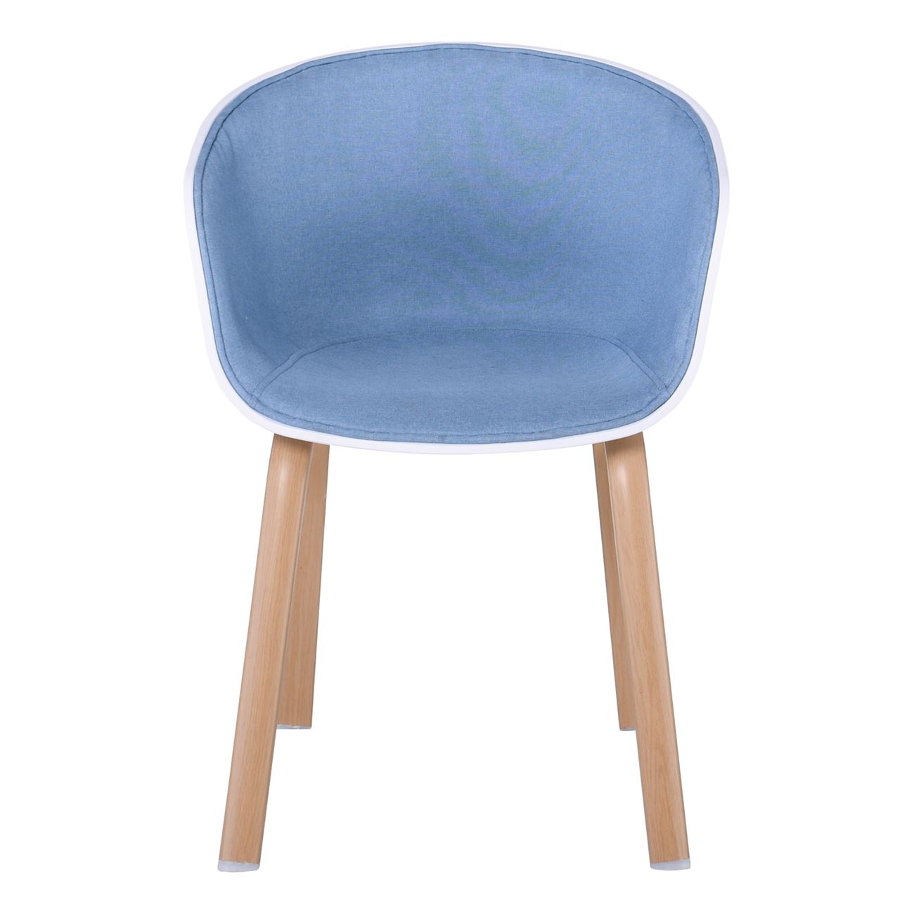 Кресло дамска син цвят-РР бял цвят
