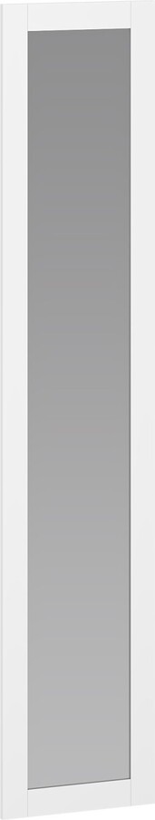 Лице на модулен гардероб  - бяло/огледало