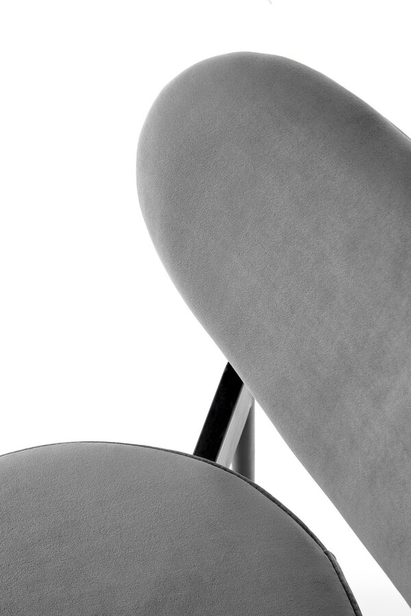 Велурен стол – сив