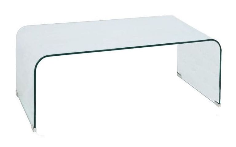 Стъклена маса 120x60см - прозрачна