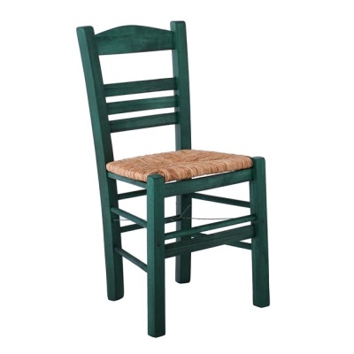 Традиционен стол зелен цвят