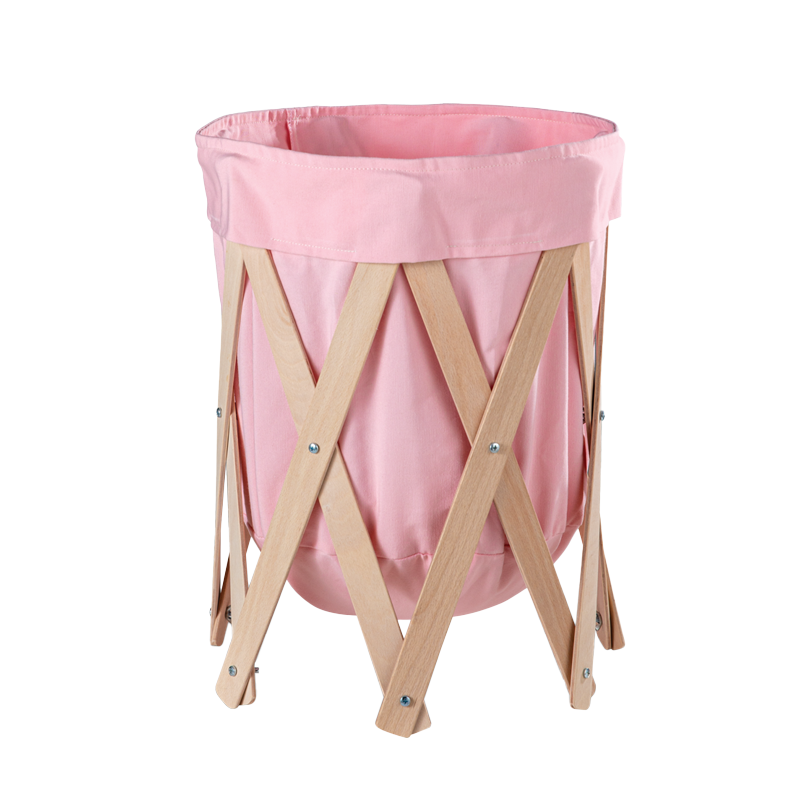 Кош за играчки WOODBA - розов