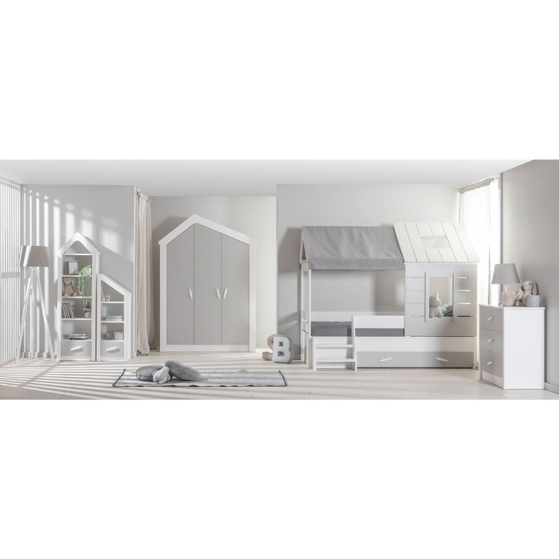 Детско легло къща WHITE HOUSE – 90 x 200
