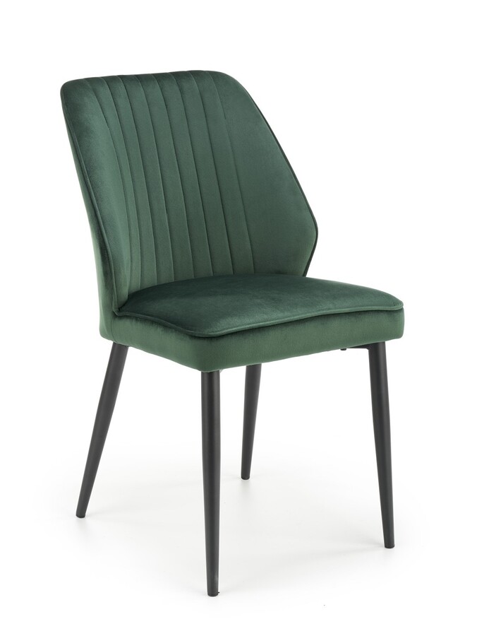 Тапициран стол – тъмнозелено