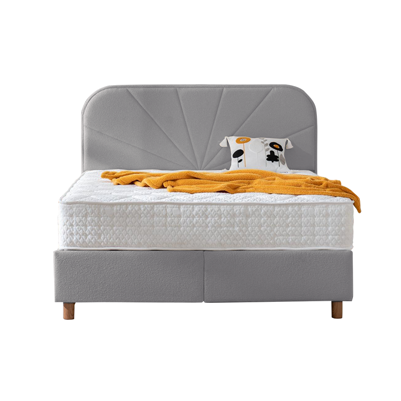 Тапицирана спалня с матрак DELUX PREMIUM 160 x 200 - сив