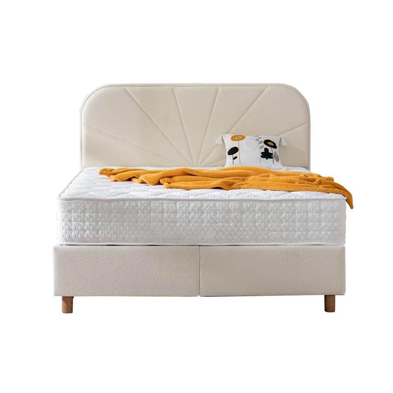 Тапицирана спалня с матрак DELUX PREMIUM 180 x 200 - крем