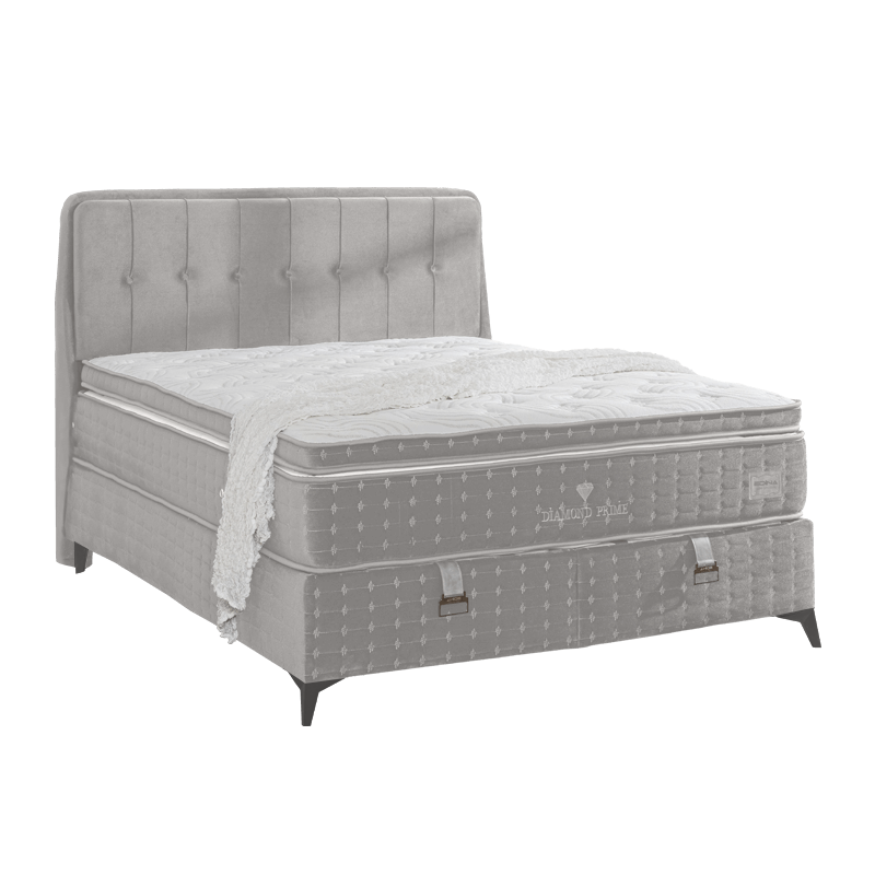 Тапицирана спалня с матрак DIAMOND PRIME 180 x 200 - бежов 19