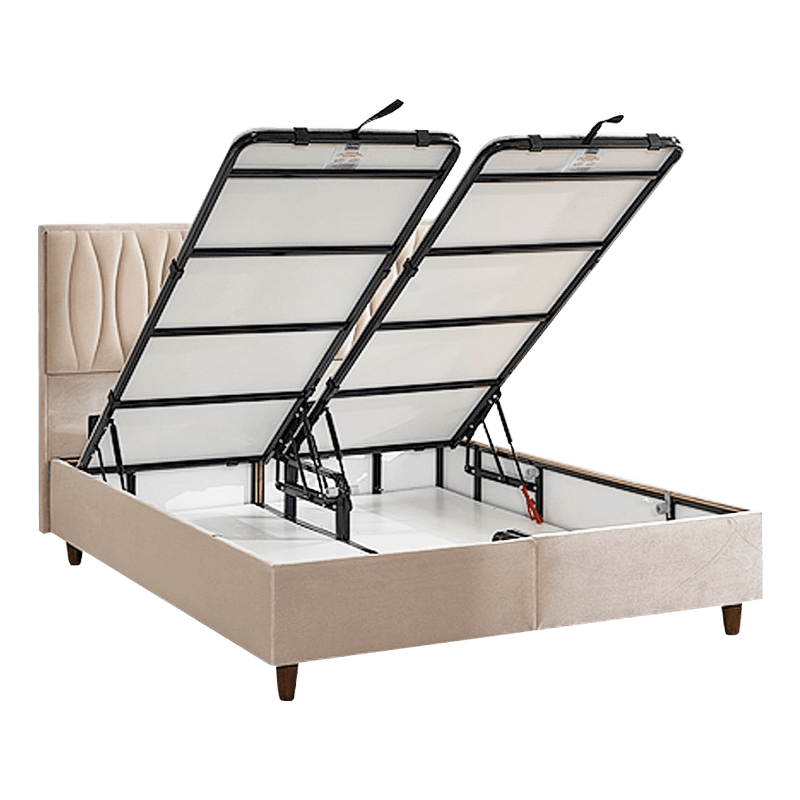 Тапицирана спалня с матрак NEW ORIENT 160 x 200 - крем 02
