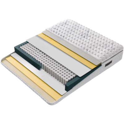 Тапицирана спалня с матрак FABER 160 х 200 - слонова кост 06