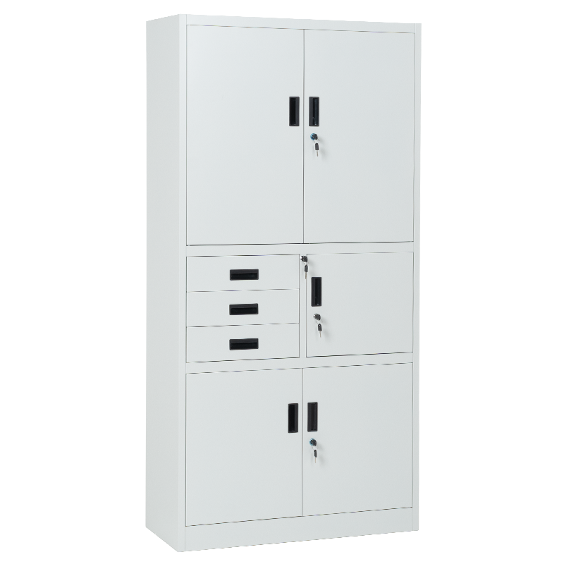 Метален шкаф Carmen CR-1281 Е K - сив