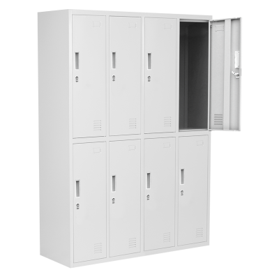 Метален шкаф Carmen CR-1276 J - сив