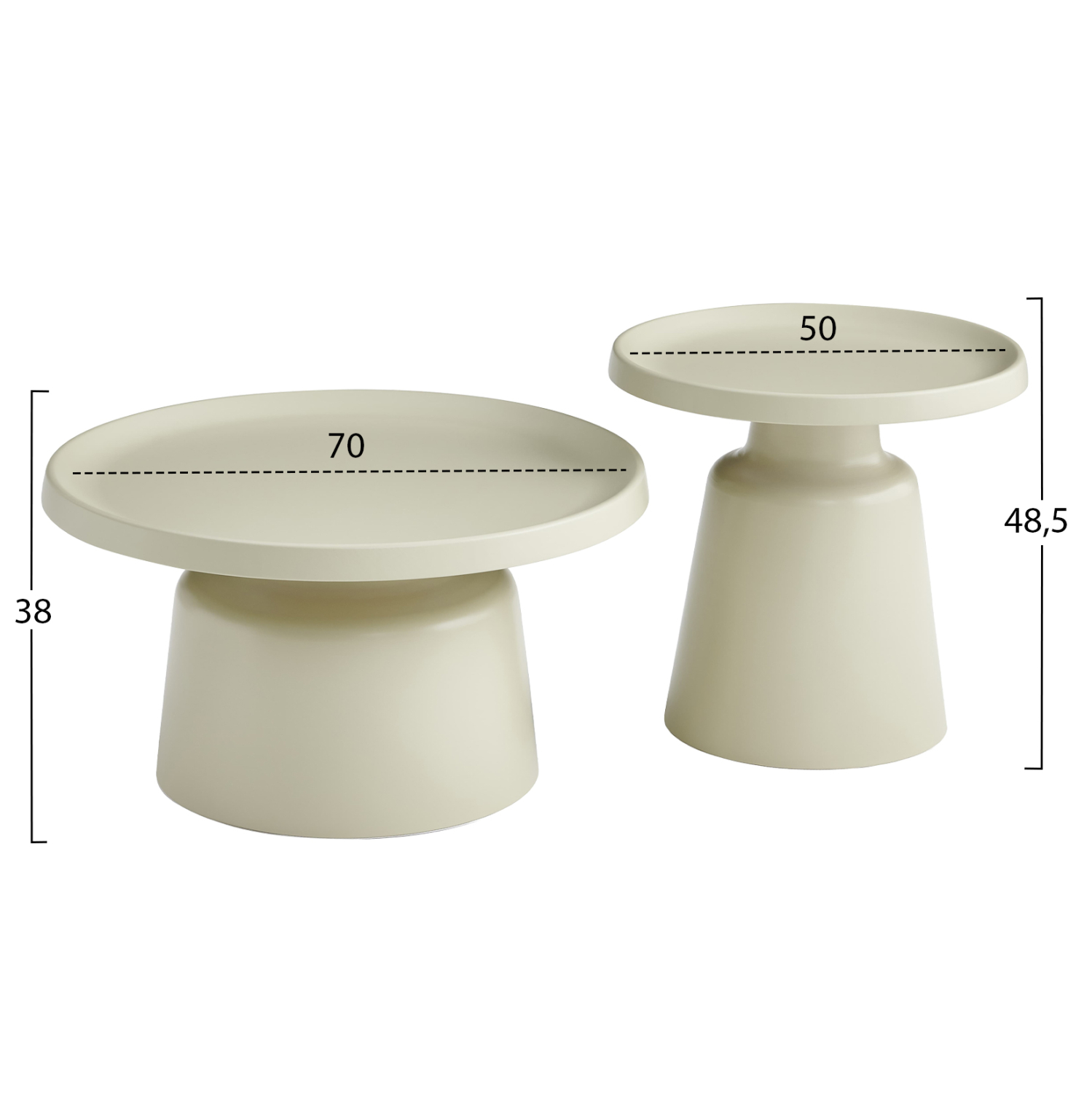 Комплект маси Φ50 и Φ70 см