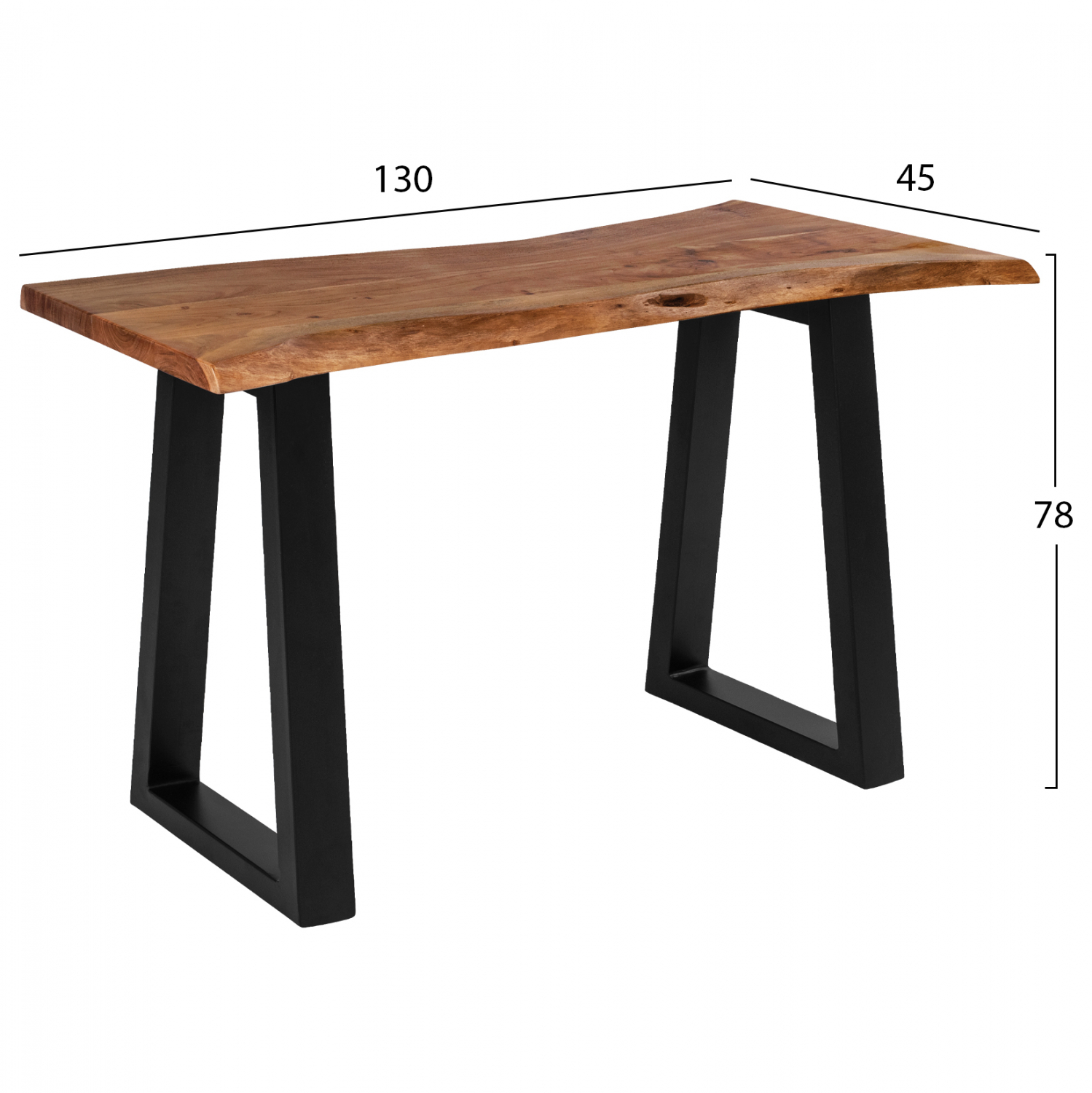 Конзола 130×45см. акация