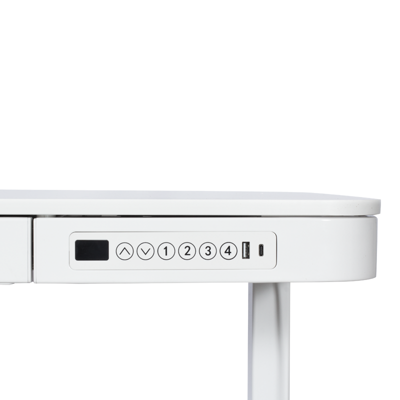 Ергономично регулируемо бюро Carmen CR-118 E – 140 см – бяло