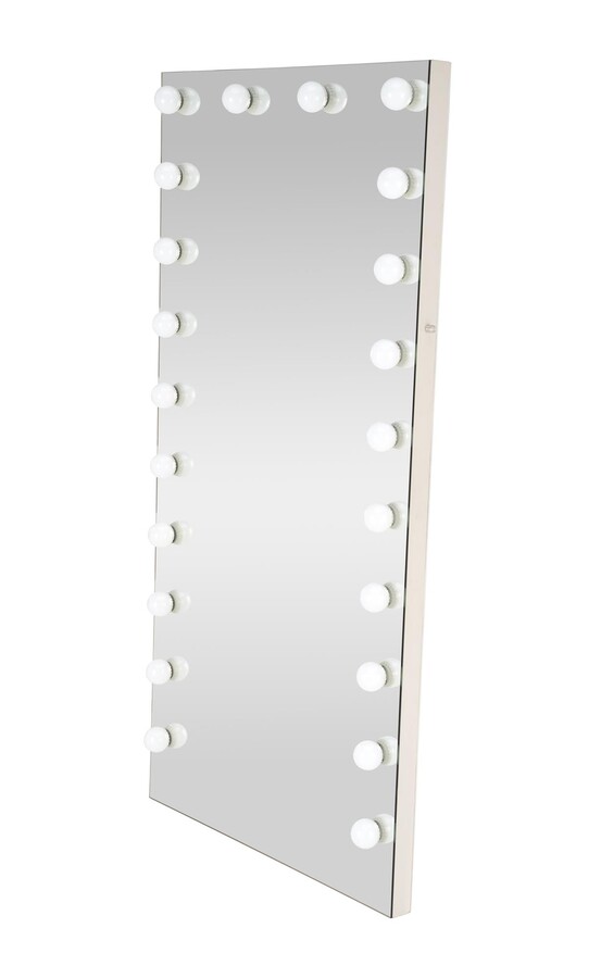 Огледало стоящо с LED осветление- сребърно