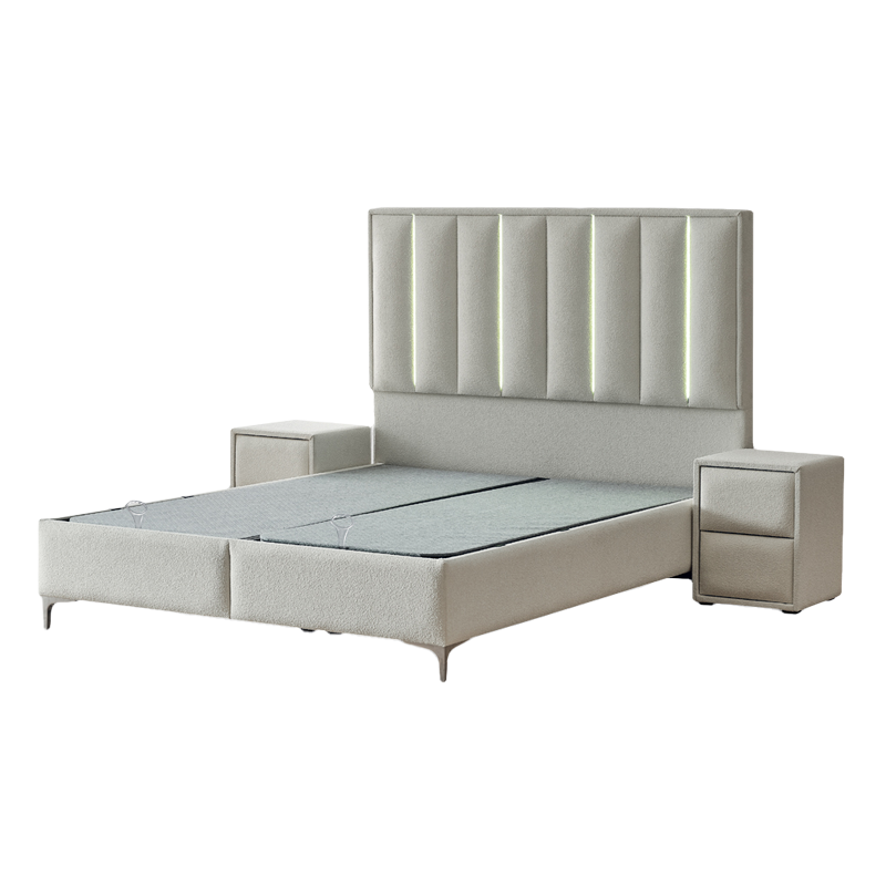 Тапицирана спалня с матрак MINI MOONLIGHT 160 х 200 – крем 01