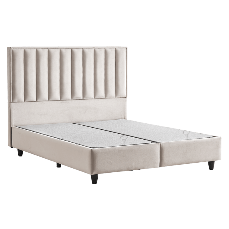 Тапицирана спалня с матрак PERRY LUX 180 x 200 – крем 01