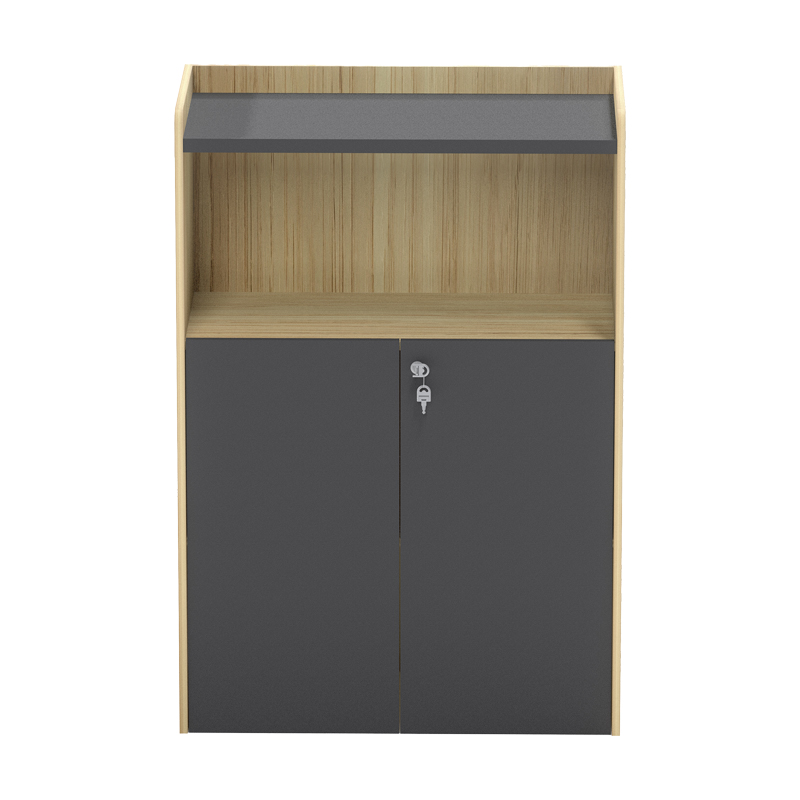 Шкаф 80x40x120 см натурал-антрацит