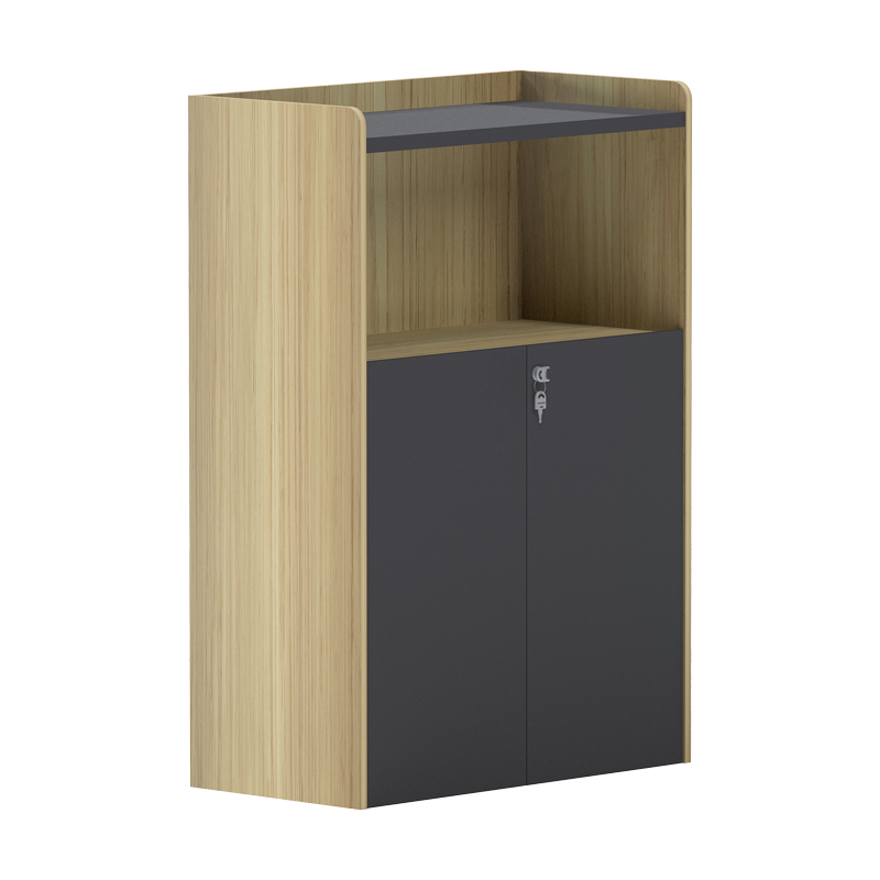 Шкаф 80x40x120 см натурал-антрацит