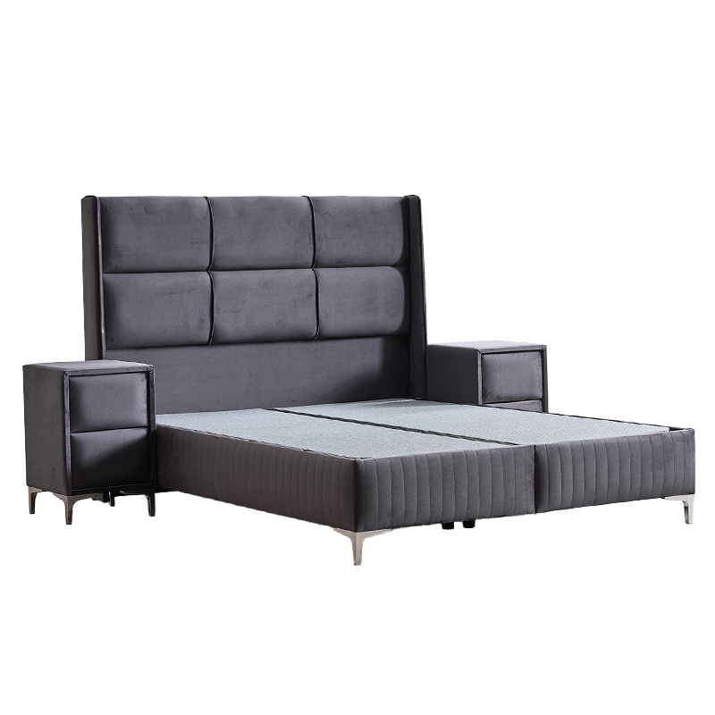 Тапицирана спалня с матрак BELLA 180 x 200 – графит 29