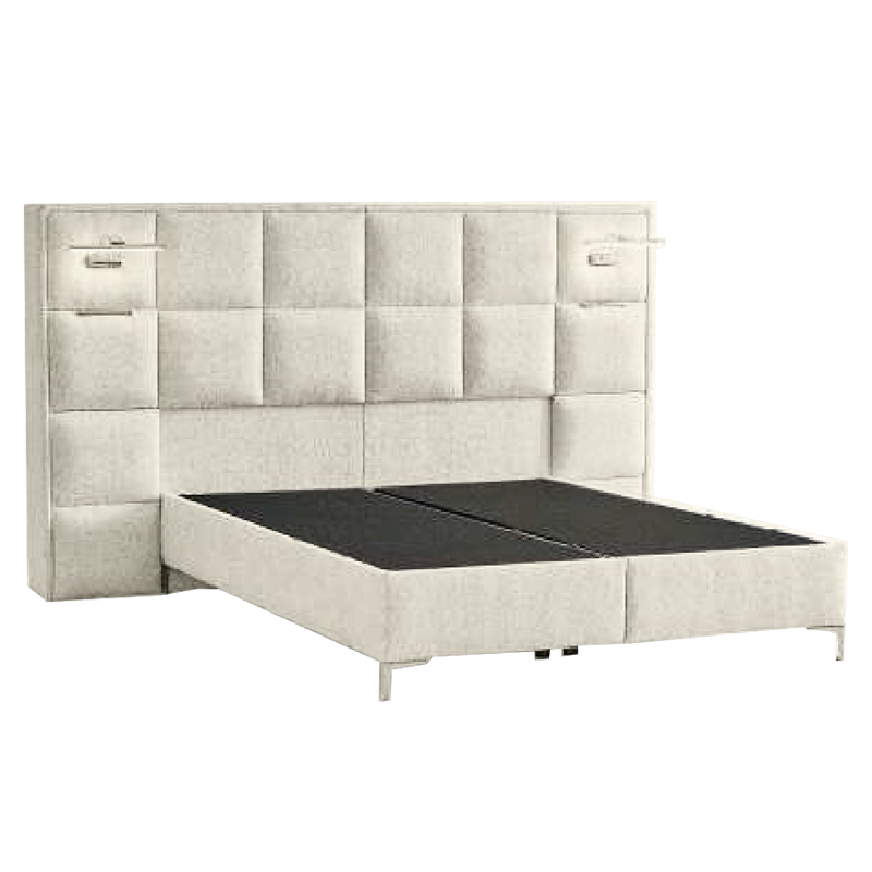 Тапицирана спалня с матрак I SLEEP 180 х 200 – шампанско 318