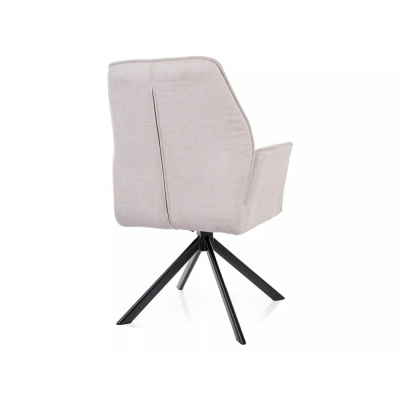 Въртящ се стол - светлобежов