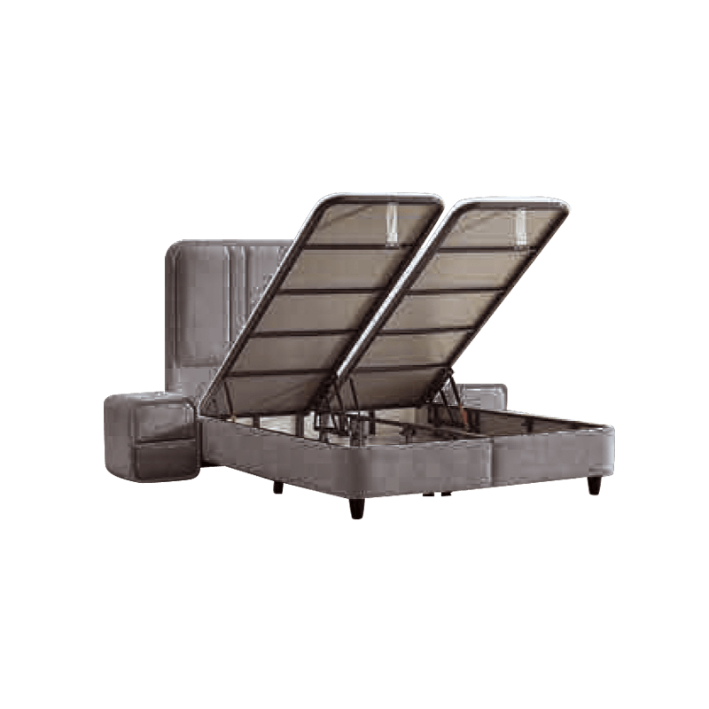 Тапицирана спалня с матрак HUGO 160 x 200 – графит 29