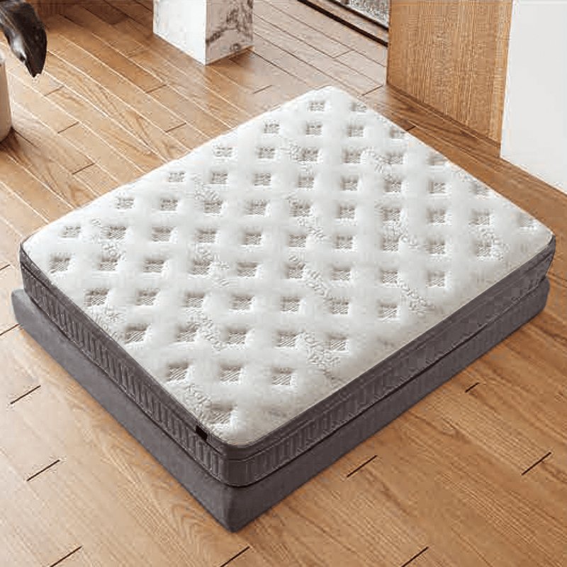 Тапицирана спалня с матрак HUGO 160 x 200 – графит 29