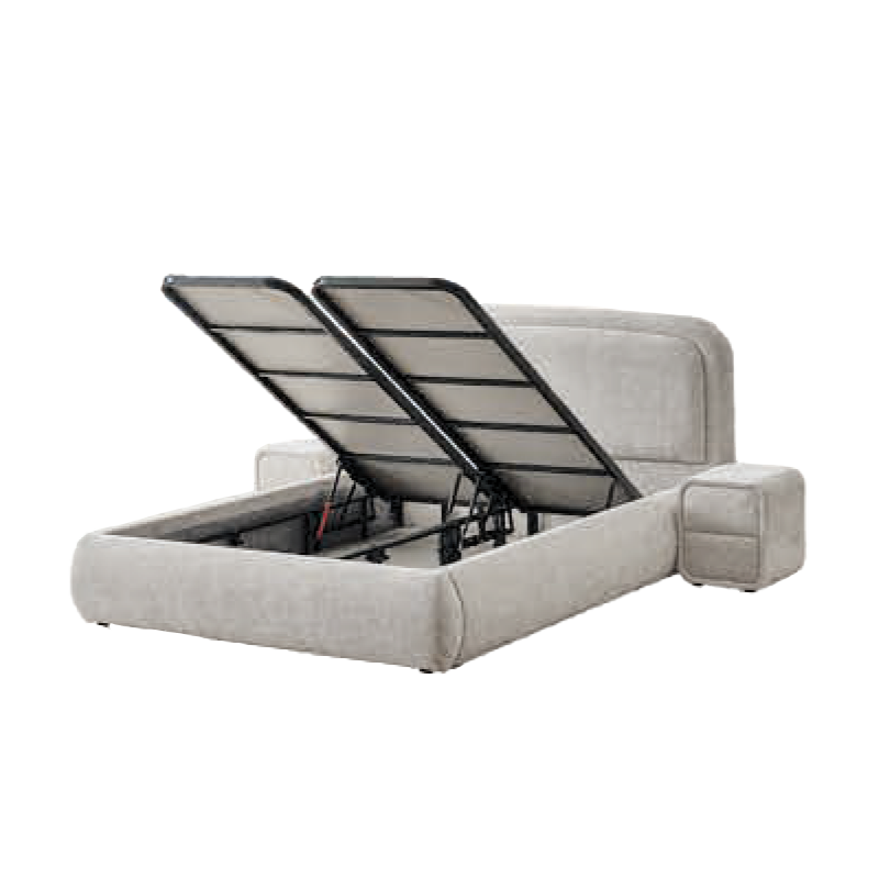 Тапицирана спалня с матрак NOVA 140 х 200 – перла SY