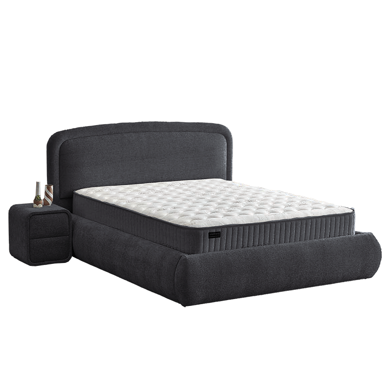 Тапицирана спалня с матрак NOVA 180 x 200 – сив 18