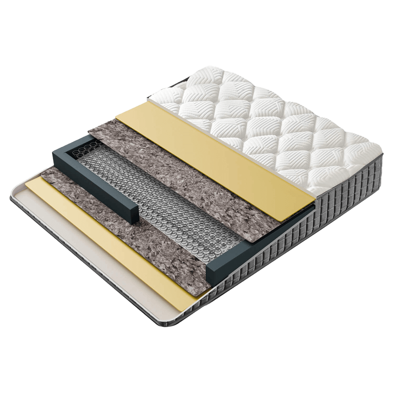 Тапицирана спалня с матрак PERRY LUX 140 x 200 – крем 01