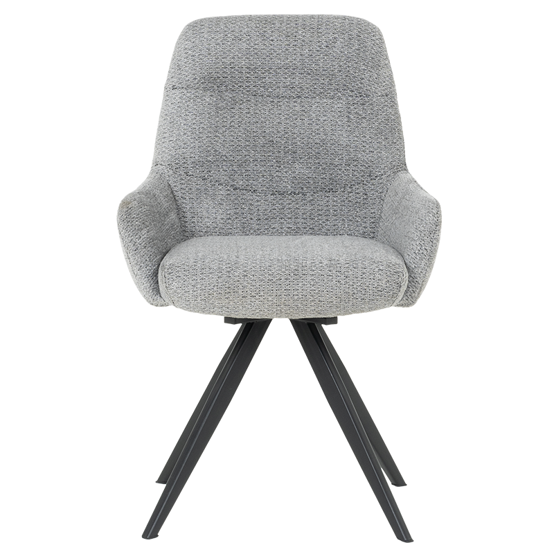 Трапезен стол ASCOT – сив B 90