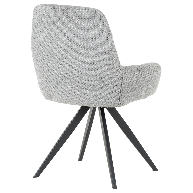 Трапезен стол ASCOT – сив B 90