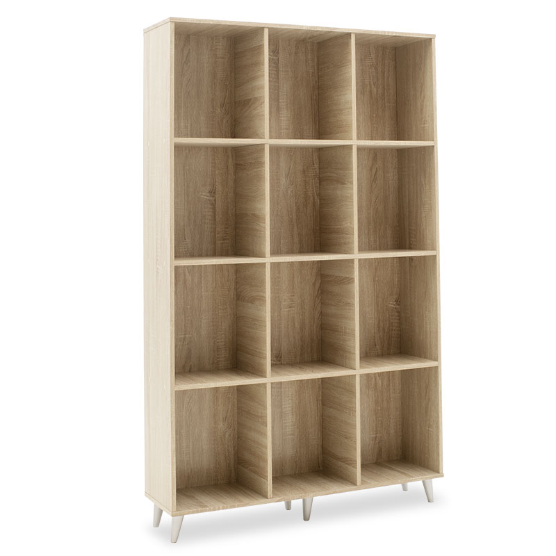 Bookcase in color sonoma 107×28
