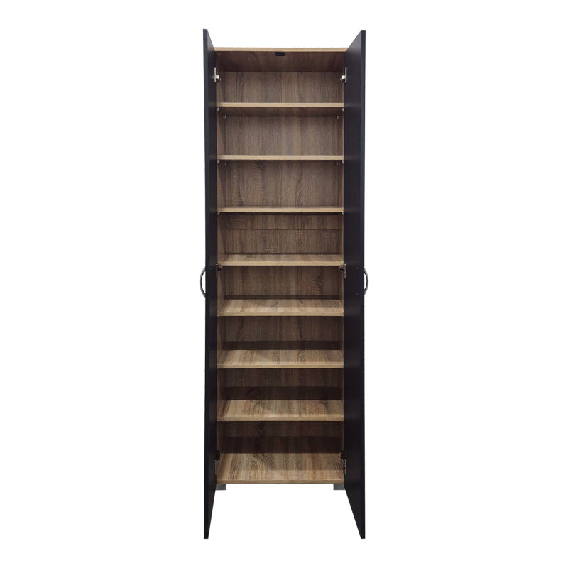 Шкаф за обувки 58x34x186 см антрацит