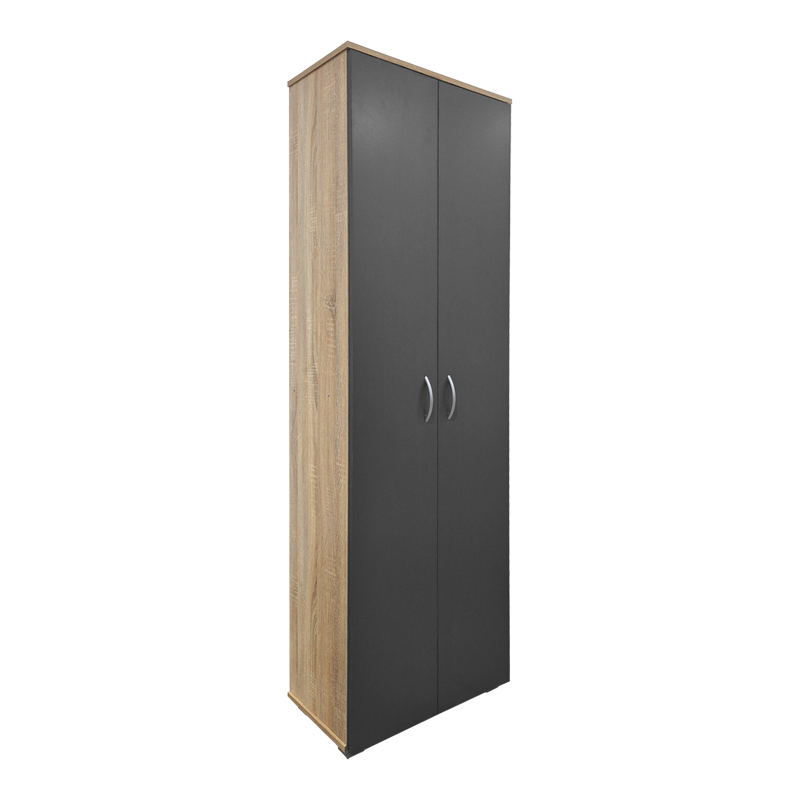 Шкаф за обувки 58x34x186 см антрацит