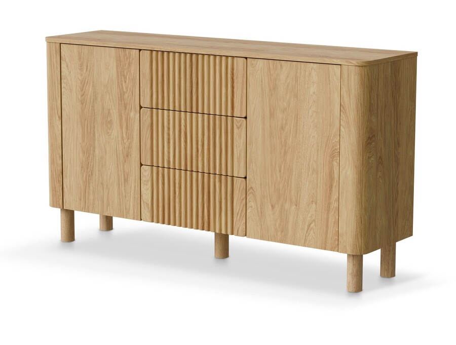 Скрин с 2 врати – дъб хикори