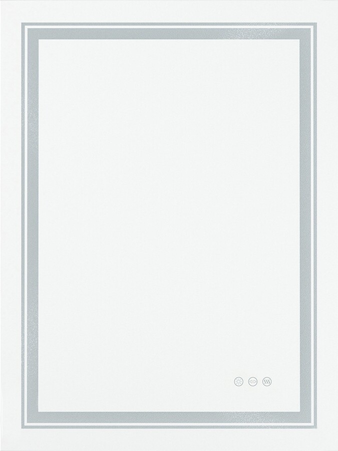 Стенно огледало за баня 60×80 – сребристо
