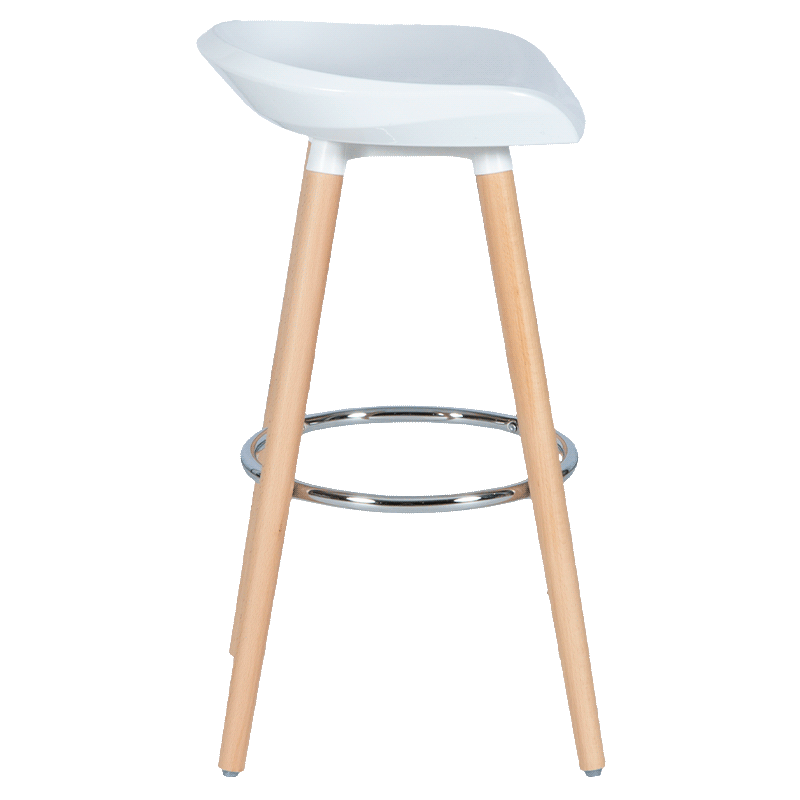 Бар стол ERIDU – бял