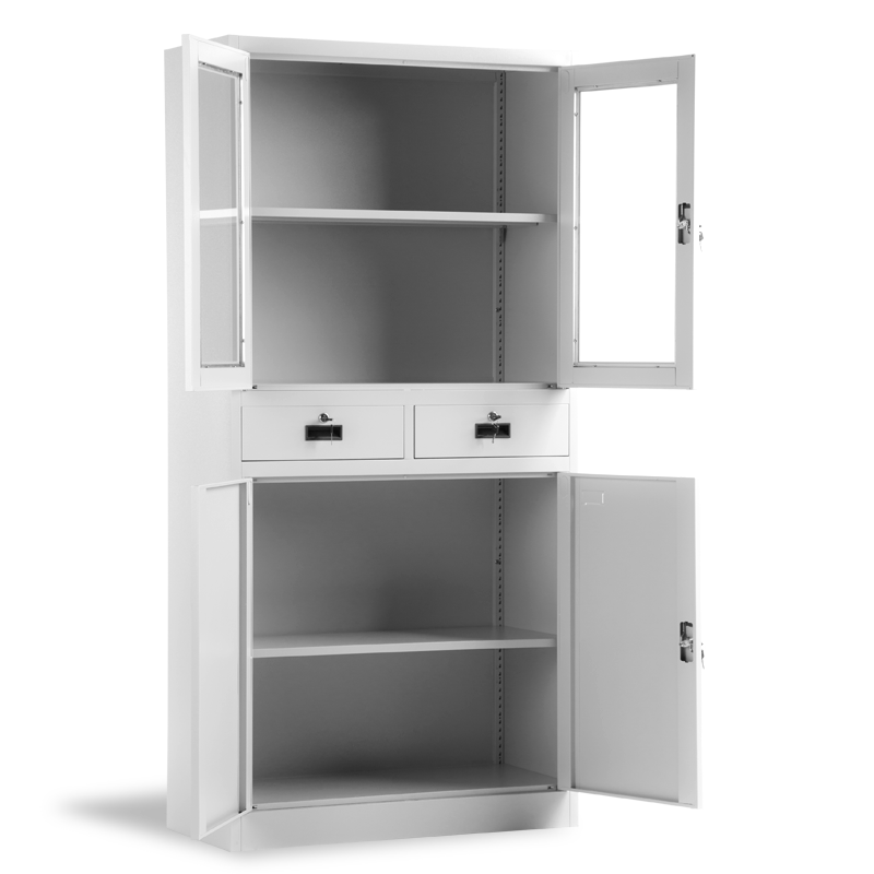 Метален шкаф Carmen CR 1247 JZ – сив