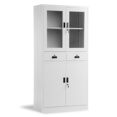 Метален шкаф Carmen CR 1247 JZ - сив